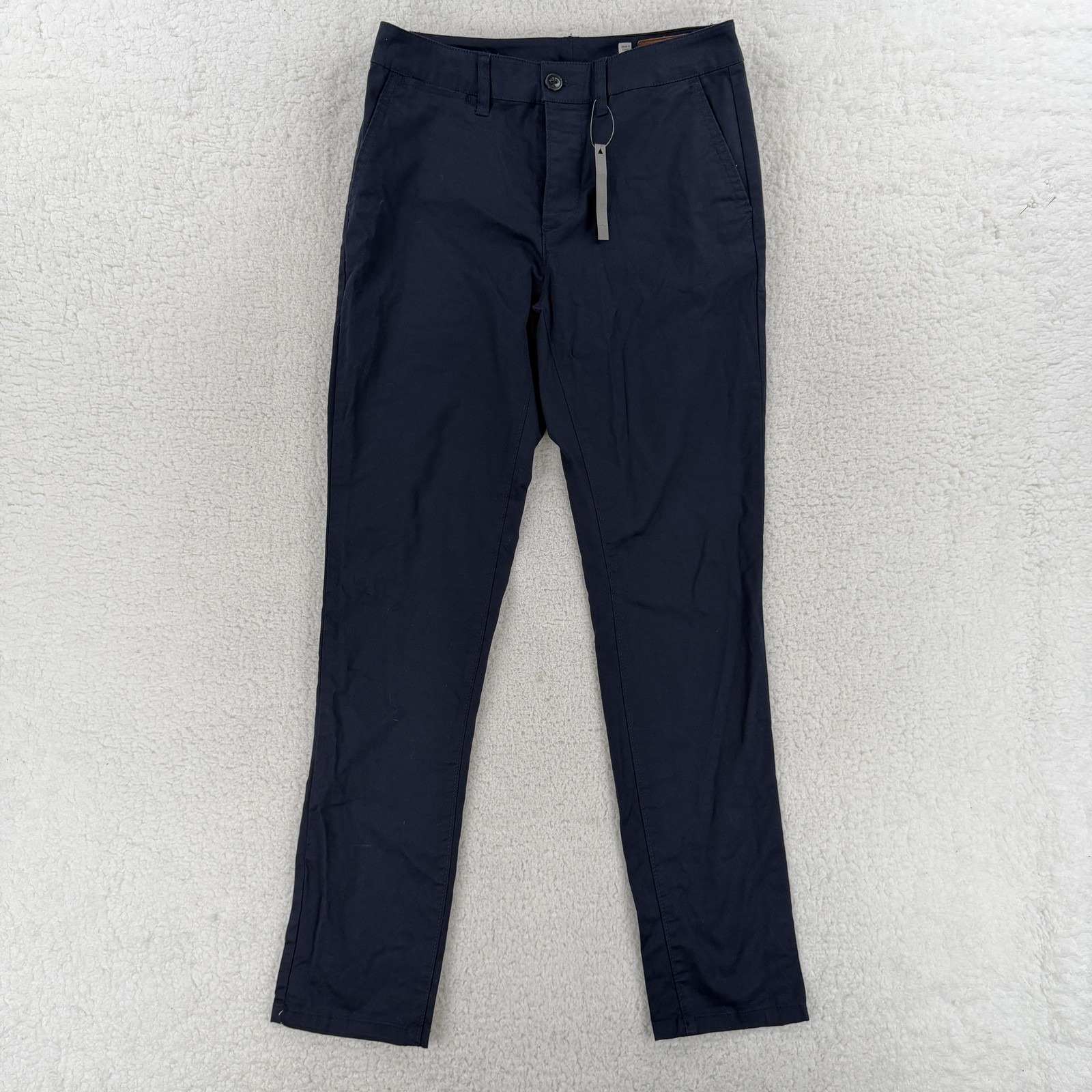 Asos Pants Mens 28x30 Blue Stretch Chino Slim Tapered Leg Casual Office